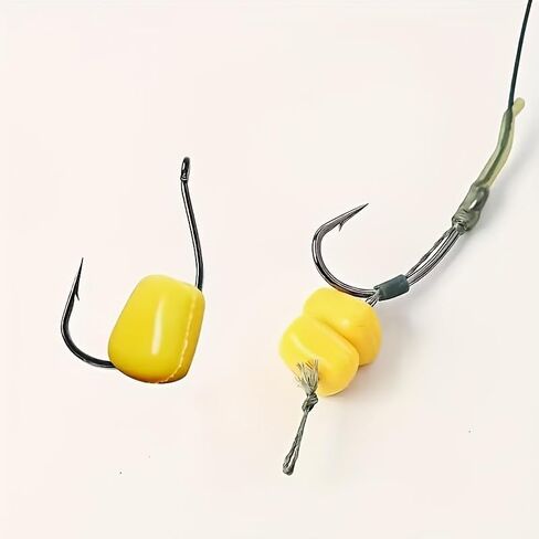 50Pcs Lure Bait Resembling Sinking Corn Kernels, Soft Fishing Bait Tackle in Saudi Arabia