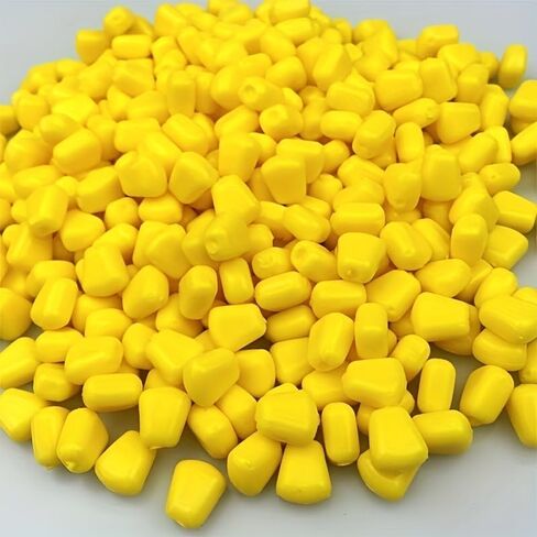 50Pcs Lure Bait Resembling Sinking Corn Kernels, Soft Fishing Bait Tackle in Saudi Arabia