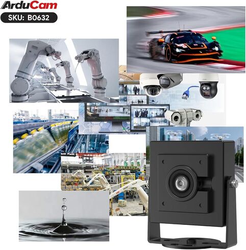 Arducam VGA Global Shutter USB Camera Module, 800 FPS@QQVGA High Speed Camera, Monochrome Wide Angle UVC Webcam for Windows, Linux OS in Saudi Arabia