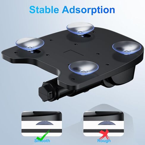عجلة قيادة لجهاز PS5 Dualsense ووحدة تحكم Dualsense Edge، توجيه محسّن لـ GT7، F1 23، ملحق طاولة عجلة السباق مع أكواب شفط، متوافقة مع وحدة تحكم Playstation 5، أسود in Saudi Arabia