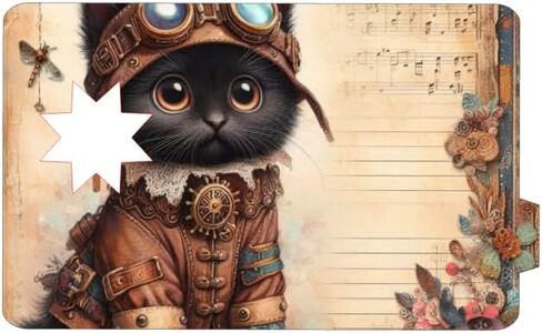 جلد بطاقة الائتمان Steam Punk Cat، جلد بطاقة الخصم، جلد بطاقة الائتمان، ملصقات بطاقة الائتمان المخصصة، غطاء بطاقة الائتمان، ملصق أغطية بطاقة الائتمان، غطاء ملصق بطاقة الخصم - جلود من تلك الصفعات! in Saudi Arabia
