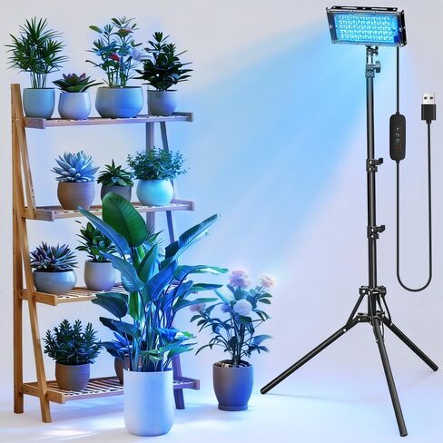 مصباح تخييم تلسكوبي LED يعمل بمنفذ USB مع حامل ثلاثي القوائم قابل للتعديل، وسطوع قابل للتعديل ودرجة حرارة اللون للأماكن الخارجية، والتخييم، والمشي لمسافات طويلة، والطوارئ وانقطاع الطاقة (ضوء التخييم، 50 مصباح LED) in Saudi Arabia