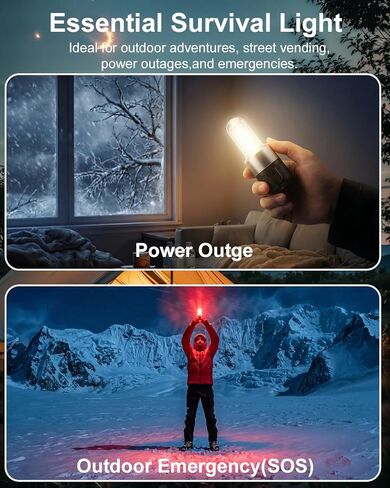 livinlarge أدى التخييم فانوس USB قابلة للشحن، أضواء الطوارئ مصباح خيمة المحمولة مع هوك، 4 وسائط الإضاءة، مع ميزة المرفق المغناطيسي، للمشي لمسافات طويلة، حزب، معسكر، صيد الأسماك، انقطاع التيار الكهربائي، 4 حزمة in Kuwait