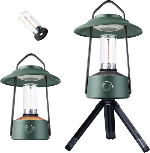 AUGE LIGHT LED Camping Lantern, Dimmable Rechargeable Camping Light with Detachable Tripod, Color Temperature 1600K-5000K, Camping Lights & Lanterns, Camping Lamp for Home Power Outage, Hiking in Saudi Arabia