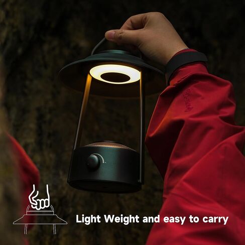 AUGE LIGHT LED Camping Lantern, Dimmable Rechargeable Camping Light with Detachable Tripod, Color Temperature 1600K-5000K, Camping Lights & Lanterns, Camping Lamp for Home Power Outage, Hiking in Saudi Arabia