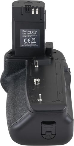 مقبض بطارية Hersmay R5II / R6III لكاميرا Canon EOS R5 Mark II، R6 Mark III، R5، R5C، R6، R6II، R6III DSLR، استبدال حامل بطارية Canon BG-R20 لما يصل إلى بطاريتين LP-E6 LP-E6NH LP-E6N in Kuwait