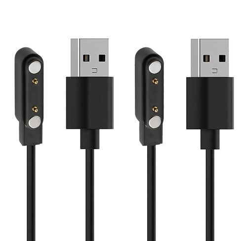 AK90 Smart Watch Charger, 2-Pack Compatible for BANLVS AK90 Military Smartwatches Charger Magnetic Charging Cable in Saudi Arabia