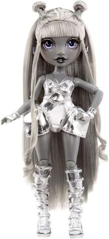 Rainbow High Shadow Series 1 Luna Madison- Grayscale Fashion Doll. 2 Metallic Grey Designer Outfits to Mix & Match, Great Gift for Kids 6-12 Years Old and Collectors in Saudi Arabia