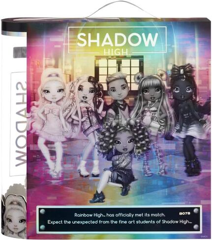 Rainbow High Shadow Series 1 Luna Madison- Grayscale Fashion Doll. 2 Metallic Grey Designer Outfits to Mix & Match, Great Gift for Kids 6-12 Years Old and Collectors in Saudi Arabia