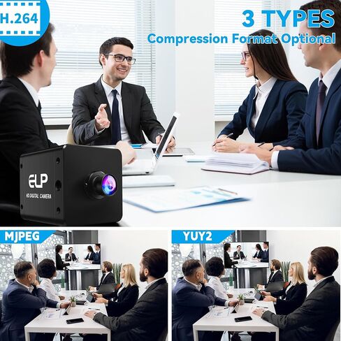 ELP 4K 60fps USB3.0 HDMI Camera H.264 Wide Angle High Speed UVC Lightburn Cameras for Computer Low Illumination Simultaneous Output PC Webcam M12 100° Web_Camera for Windows Linux Mac TV Projector in Saudi Arabia