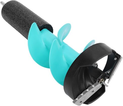 EBTOOLS 6in طقم مثقاب ثلج كهربائي شفرات متينة مثقاب ثلج فعال لصيد الأسماك في الشتاء سبائك الألومنيوم كربيد كربيد in Saudi Arabia
