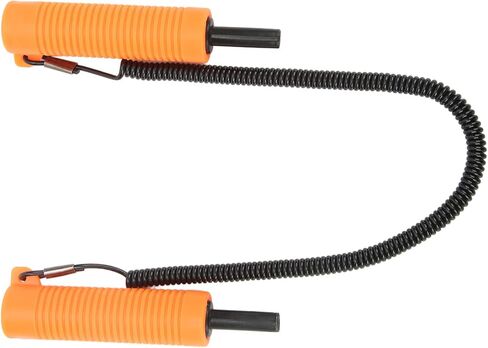 RiToEasysports Ice Fishing Safety Pick, Stainless Steel Retractable Ice Awl with Ergonomic Handle for Winter Outdoor Sports and Fishing in Saudi Arabia