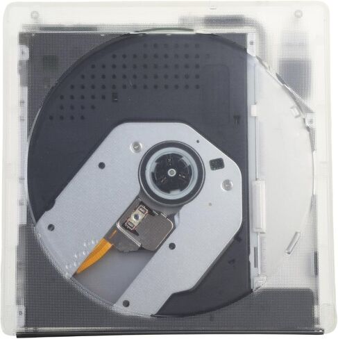 محرك أقراص DVD خارجي شفاف USB 3.0 نوع C محمول USB CD ROM DVD + مشغل محرك أقراص ضوئي قارئ كاتب ناسخ محرك أقراص DVD خارجي in Kuwait