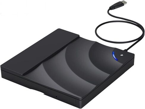 DVD Player External DVD Drive High Speed USB 3.0 CD DVD Drive for Laptop Desktop Portable Slim CD DVD +/-RW Burner Player Writer Rewriter Mini dv Player in Saudi Arabia
