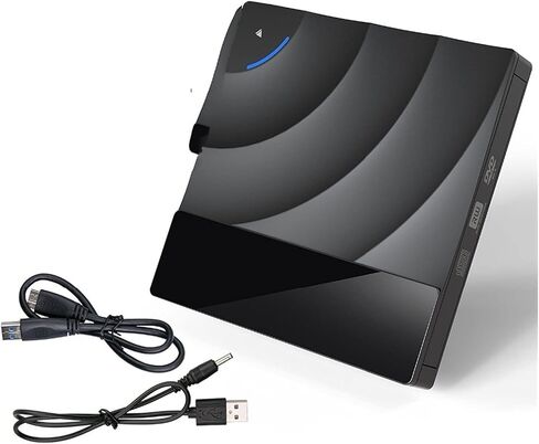 DVD Player External DVD Drive High Speed USB 3.0 CD DVD Drive for Laptop Desktop Portable Slim CD DVD +/-RW Burner Player Writer Rewriter Mini dv Player in Saudi Arabia