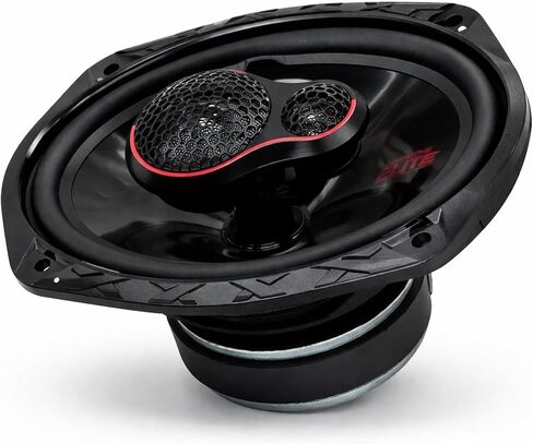 Warzone WZ-E693 6x9 Coaxial Car Speakers - 950W Max Power, 4 Ohm, Full Range Audio, PEI Dome Tweeter, Shallow Mount Design - Perfect for OEM Replacement in Saudi Arabia