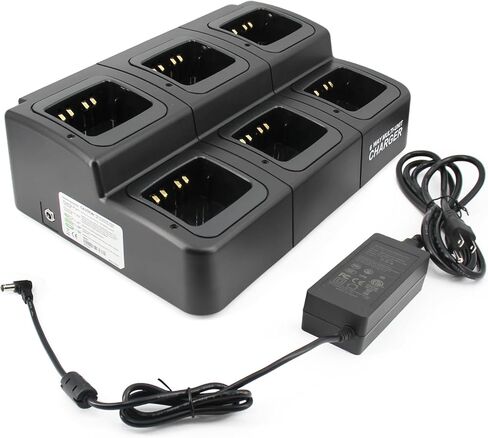 شاحن وحدة WPLN4108 NTN8831 WPLN4114 NO-IMPRES مناسب لموتورولا XTS1500 XTS2500 XTS5000 XTS3000 XTS3500 PR1500 HT1000 MT2000 راديو، NTN9858 NTN8923 شاحن بطارية متعدد الوحدات in Kuwait