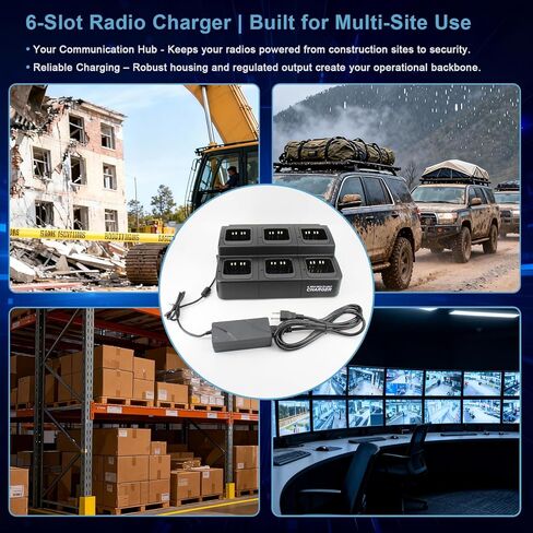 شاحن وحدة WPLN4108 NTN8831 WPLN4114 NO-IMPRES مناسب لموتورولا XTS1500 XTS2500 XTS5000 XTS3000 XTS3500 PR1500 HT1000 MT2000 راديو، NTN9858 NTN8923 شاحن بطارية متعدد الوحدات in Kuwait