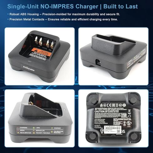شاحن وحدة واحدة PMPN4527 PMPN4527A مناسب لموتورولا R7 R5 XPR3500e XPR3300e XPR7550e XPR7350e XPR7550 XPR6550 APX4000 راديو، PMNN4544 PMNN4491 PMNN4493 شاحن بطارية NO-IMPRES in Kuwait