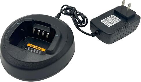 PMLN5228 PMLN5228A CP185 Charger with Power Adapter Compatible with CP185 CP100D EP350 CP140 CP145 CP160 CP476 CP477 CP1300 CP1600 CP1660 PMNN4476A PMNN4081AR PMNN4080 PMLN5398 in Saudi Arabia
