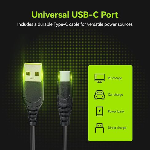 شاحن جهاز اتصال لاسلكي Retevis Ailunce HA1G، قاعدة شحن أصلية، شاحن سطح مكتب USB-C، متوافق مع جهاز اتصال لاسلكي HA1UV HA1G NR30 NR30S NR30D وبطارية (عبوة واحدة) in Saudi Arabia