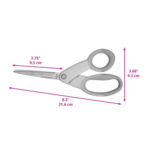ECR4Kids Ultra-Grip 8.5" Stainless Steel Scissors with Soft Comfort Grip, Office Supplies, Assorted, 3-Pack in Saudi Arabia