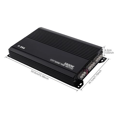 5800W 4 Channel Car Amplifier Stereo Audio Super Bass Power Subwoofer Amp, Low Distortion High Power Amplifier in Saudi Arabia