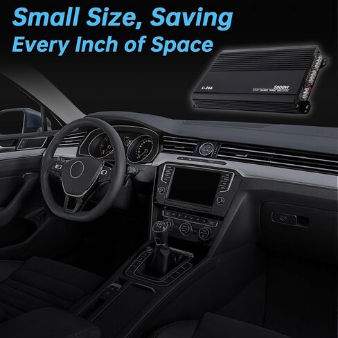 5800W 4 Channel Car Amplifier Stereo Audio Super Bass Power Subwoofer Amp, Low Distortion High Power Amplifier in Saudi Arabia