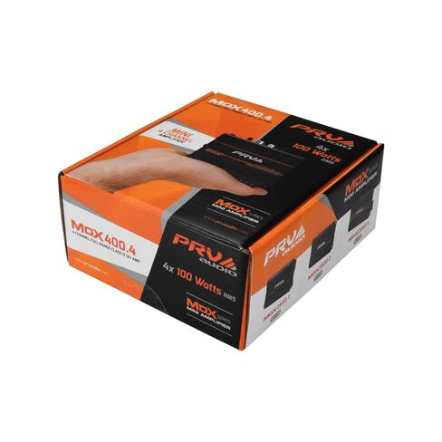 مضخم صوت السيارة PRV Audio MDX400.4 2 أوم صغير 4 قنوات 4 × 100 واط RMS عند 2 أوم - ستيريو مدمج 400 × 4 أمبير، 400 واط RMS، قناتين قابلتين للتوصيل، نطاق كامل متعدد القنوات in Saudi Arabia