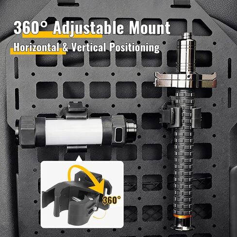 Quick Release Clamp Shovel Mount for MOLLE Panel Attachments for Tactical Backpack MOLLE Bag Molle Attachments for Shovel, Axe, and Tools, 2-Pack in Saudi Arabia