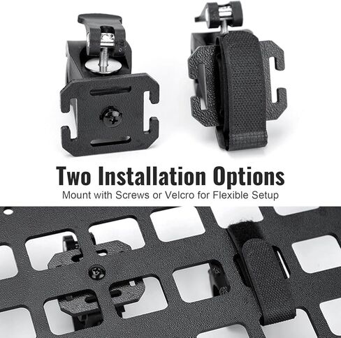Quick Release Clamp Shovel Mount for MOLLE Panel Attachments for Tactical Backpack MOLLE Bag Molle Attachments for Shovel, Axe, and Tools, 2-Pack in Saudi Arabia