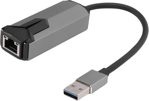CUIFATI 2.5G Ethernet Adapter, USB 3.0 to RJ45 Network Adapter with Fast 2500Mbps Speed and Aluminum Alloy Casing, for Laptop, Desktop, OS X in Saudi Arabia