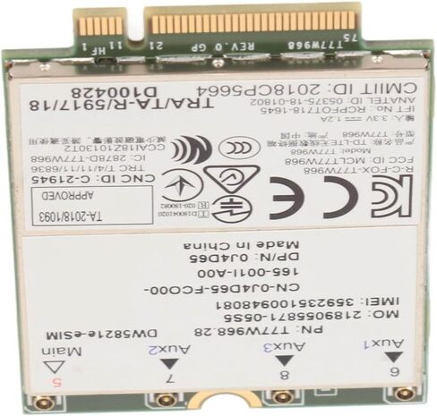 SUNGOOYUE 4G LTE Network Module, Cat16 M.2 Form Factor 1GBPS Speed for Laptop, with E eSIM Network T77W968 Chip Stable Connection in Saudi Arabia