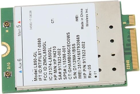 وحدة SUNGOOYUE L850 GL IT4210، محول بطاقة شبكة متعدد الموجات 4G LTE عالي السرعة مع تقنية 2x2 MIMO، لجهاز ProBook 430 440 450 G5 EliteBook 840 850 G5 Notebook PC in Saudi Arabia