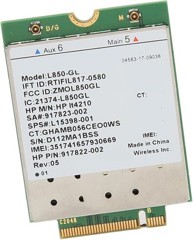وحدة SUNGOOYUE L850 GL IT4210، محول بطاقة شبكة متعدد الموجات 4G LTE عالي السرعة مع تقنية 2x2 MIMO، لجهاز ProBook 430 440 450 G5 EliteBook 840 850 G5 Notebook PC in Saudi Arabia