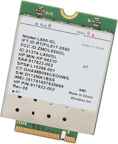 وحدة SUNGOOYUE L850 GL IT4210، محول بطاقة شبكة متعدد الموجات 4G LTE عالي السرعة مع تقنية 2x2 MIMO، لجهاز ProBook 430 440 450 G5 EliteBook 840 850 G5 Notebook PC in Saudi Arabia