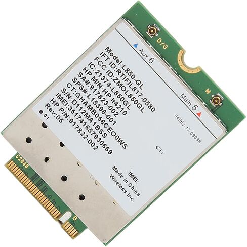 وحدة SUNGOOYUE L850 GL IT4210، محول بطاقة شبكة متعدد الموجات 4G LTE عالي السرعة مع تقنية 2x2 MIMO، لجهاز ProBook 430 440 450 G5 EliteBook 840 850 G5 Notebook PC in Saudi Arabia