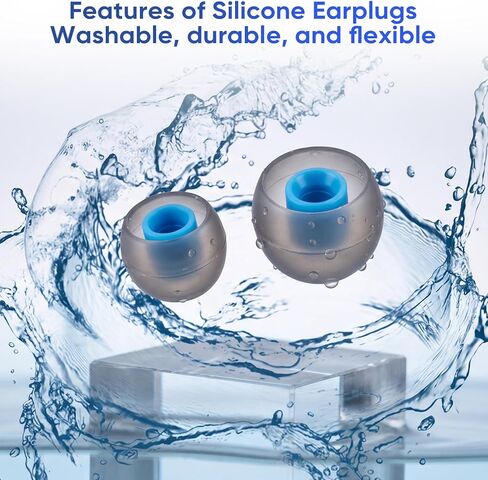 54Pcs Silicone Earbud Replacement Tips, S/M/L Ear Bud Tips, Rubber Earbud Covers Compatible with Most Earphones (Inner Hole 3.8mm-5.1mm) in Kuwait