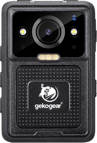 كاميرا الجسم Aegis 400 4K فائقة الدقة مع عدسة زاوية واسعة 140 درجة وذاكرة مدمجة 128 جيجا بايت وتسجيل لمدة 10 ساعات ونظام تحديد المواقع واي فاي رؤية ليلية IP67 مقاومة للماء وشاشة LCD 2 بوصة in Kuwait