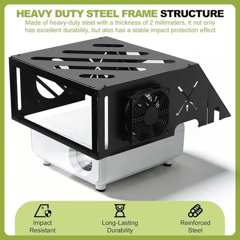 Golf Simulator Projector Cover, Heavy Duty Floor-Mounted Projector Enclosure with Cooling Fan& Artificial Turf-Total Protection for Your Golf Simulation in Kuwait