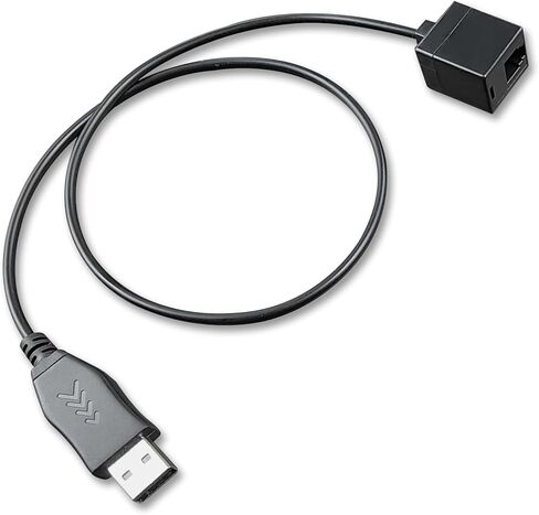 USB to RJ9 Headset Adapter, USB Male to Phone Jack Female Adapter Cord Compatible with U10P RJ9 Plug Wired Headsets or Plantronics Jabra Sennheiser Wireless DECT Headphones to Computer Laptop PC Mac in Saudi Arabia