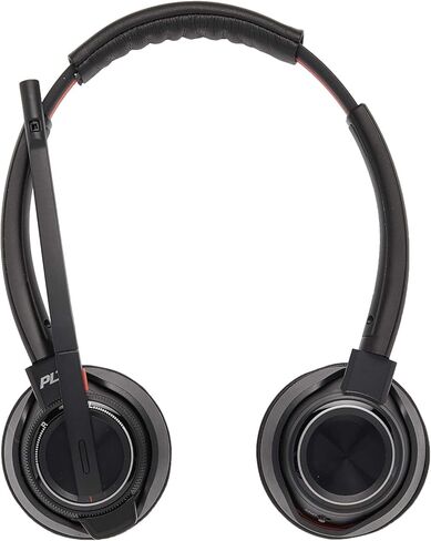 Plantronics SAVI 8200 Series W8220-M Wireless DECT Headset System, Certified for Skype for Business (Renewed) in Saudi Arabia