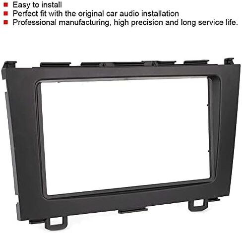 Car DVD Stereo Radio Dashboard Frame Trim Kit, 2 Din Fit for 2007-2010, Navigation Panel, Radio Installation Faceplate, DVD Panel in Saudi Arabia