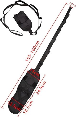 Foot and Calf Stretcher-Stretching Strap For Plantar Fasciitis, Heel Spurs, Foot Drop, Achilles Tendonitis & Hamstring. Yoga Foot & Leg Stretch Strap in Saudi Arabia