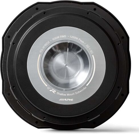 Alpine RS-W10D2 R Series 10 مضخم صوت ضحل مزدوج 2 أوم 600 وات KTE-RS10G شبكة 10 بوصة لحزمة مكبرات الصوت الضحلة من سلسلة R in Kuwait