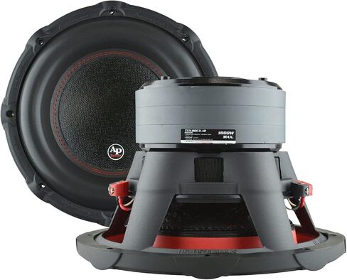 مضخم صوت مخروطي مركب ثلاثي المكدس مقاس 12 بوصة من Audiopipe (TXX-BDC3-12)، أداء فائق، قوة قصوى 1800 وات، ملف صوتي مزدوج BASV مقاس 3 بوصات، سلة من الألومنيوم، أطراف توصيل متعددة، 4 أوم مزدوج in Saudi Arabia