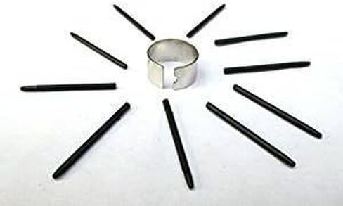 10 Pcs Black Standard Pen Nibs for WACOM CTL-471, CTL-671, CTL-472, CTL-672 w/Removal Ring in Saudi Arabia