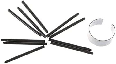 10 Pcs Black Standard Pen Nibs for WACOM CTL-471, CTL-671, CTL-472, CTL-672 w/Removal Ring in Saudi Arabia