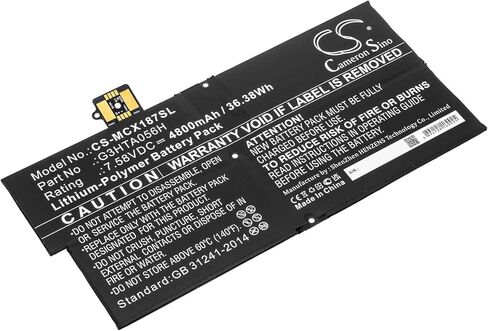4800mAh Micro Soft G3HTA056H Battery for Surface Pro X 1876 in Saudi Arabia