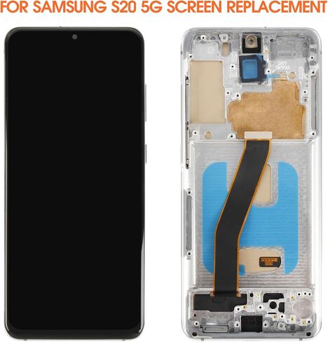 INCELL for Samsung Galaxy S20 5G Screen Replacement S20 5G LCD Display G981 SM-G981F SM-G981U LCD Digitizer Screen Touch Gray with Frame (Not for 4G)(No Fingerprint Function) in Saudi Arabia